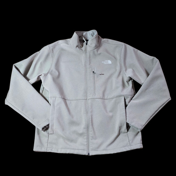The North Face Men’s Apex Bionic Windwall Full Zip Jacket Beige, Size Large - Picture 1 of 8
